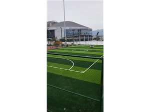 梅州焦领南沙体育馆人造草坪足球场