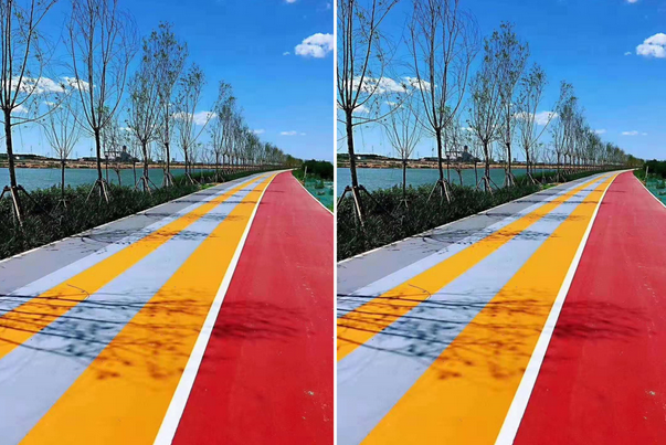 彩色防滑路面常用哪些颜色？